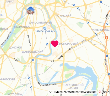 На карте