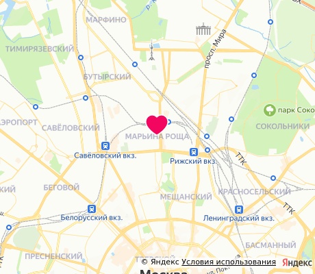 На карте