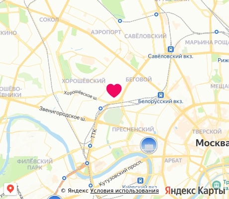 На карте