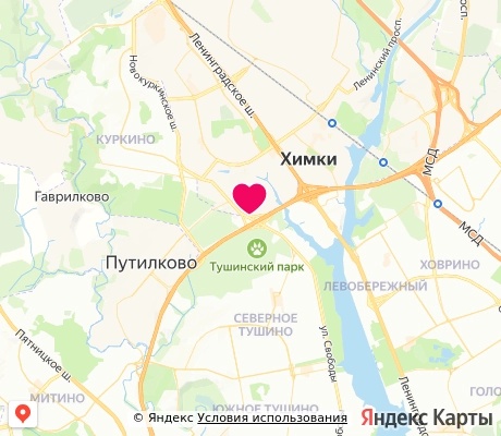 На карте