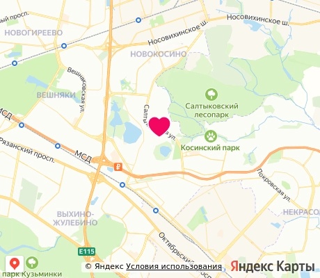 На карте