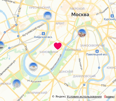 На карте
