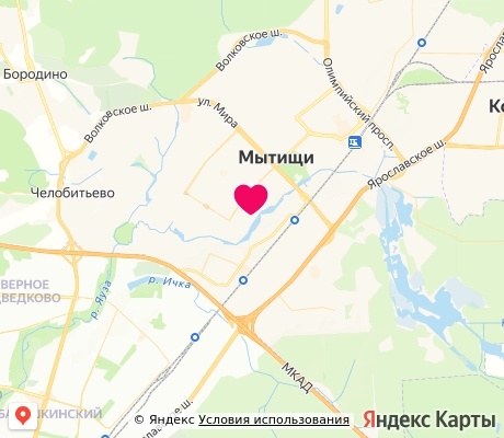 На карте