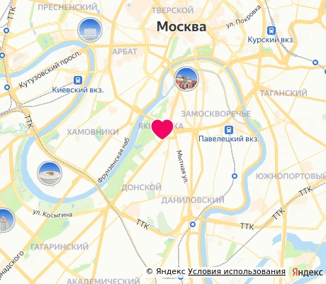 На карте
