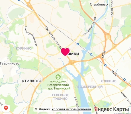 На карте