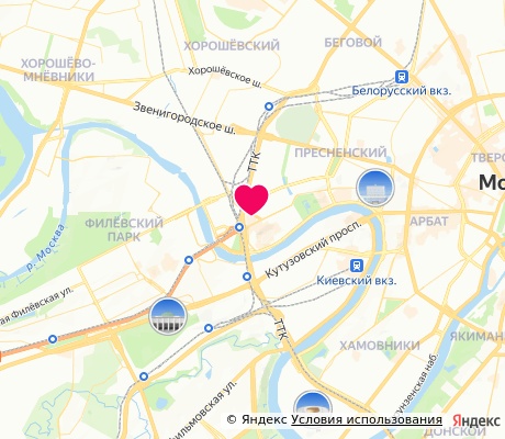 На карте