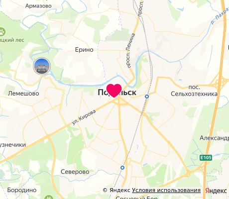 На карте