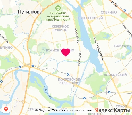 На карте
