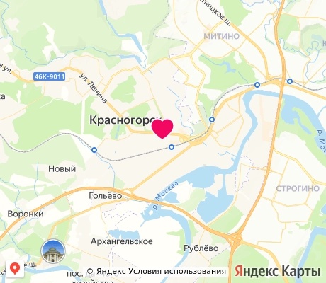 На карте