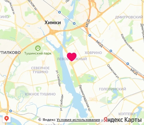 На карте
