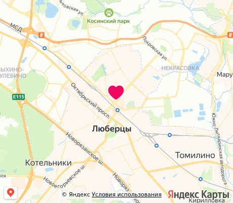 На карте