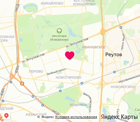 На карте