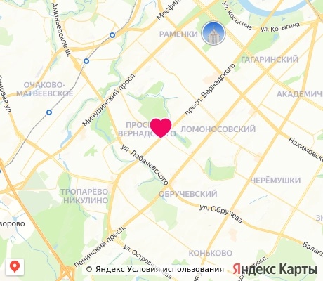 На карте