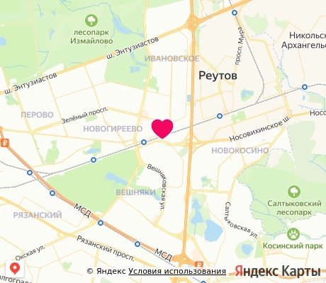 На карте