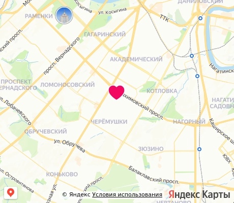 На карте