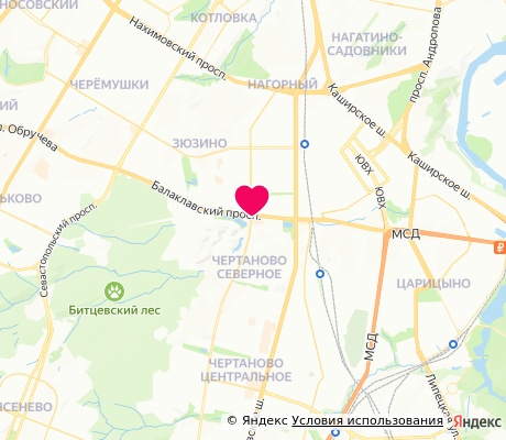 На карте