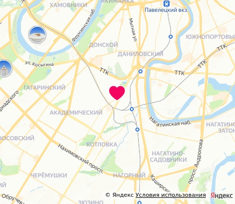 На карте