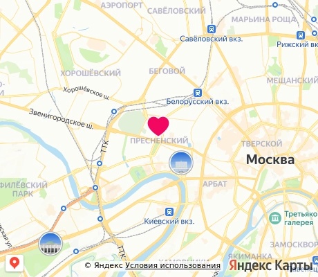 На карте