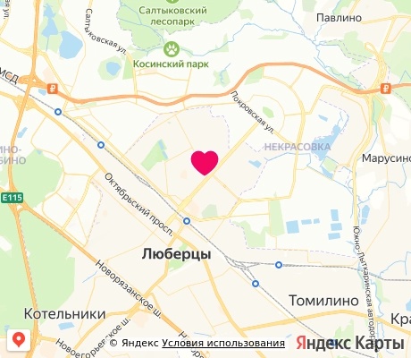 На карте