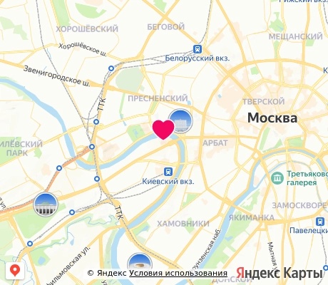 На карте