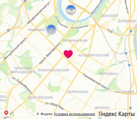 На карте