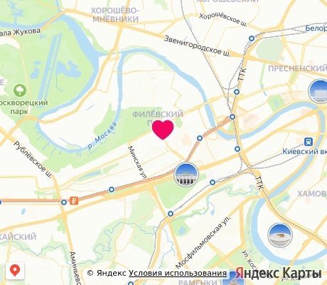 На карте