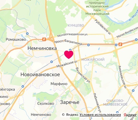 На карте