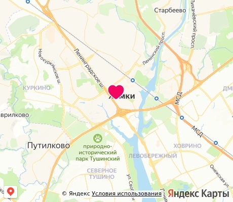 На карте