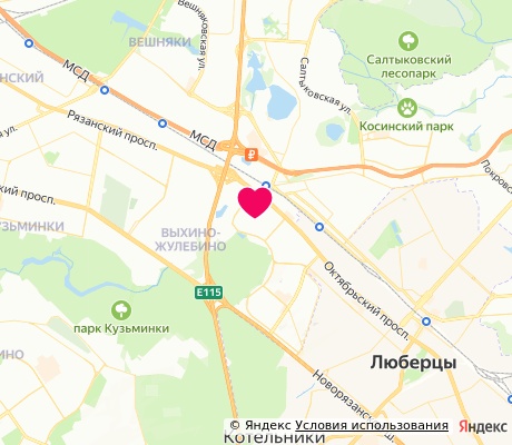 На карте