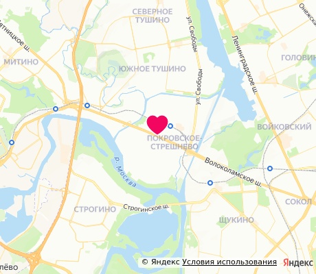 На карте