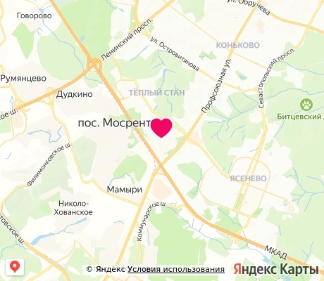 На карте