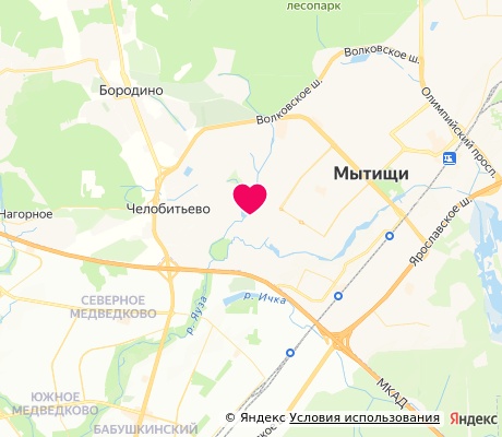 На карте