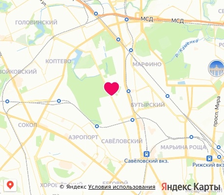 На карте