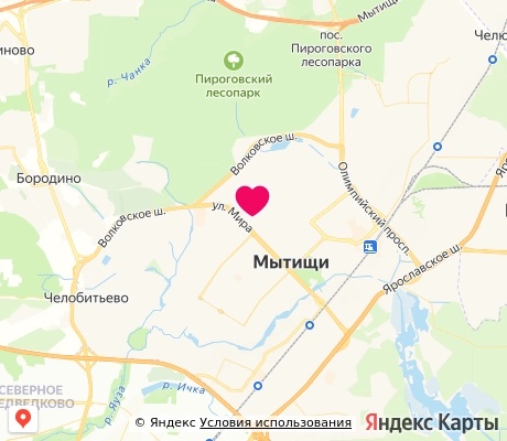 На карте