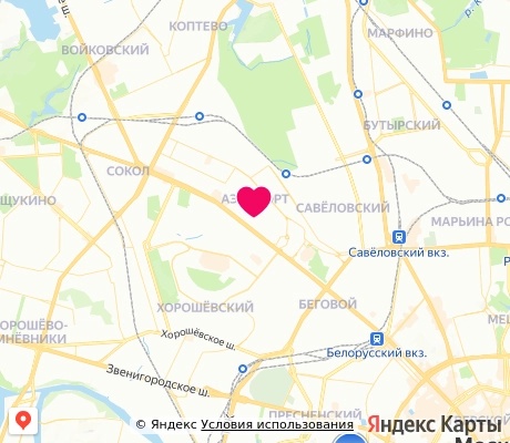 На карте