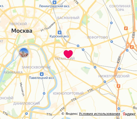 На карте