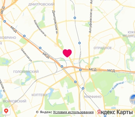 На карте