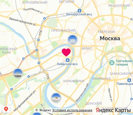 На карте