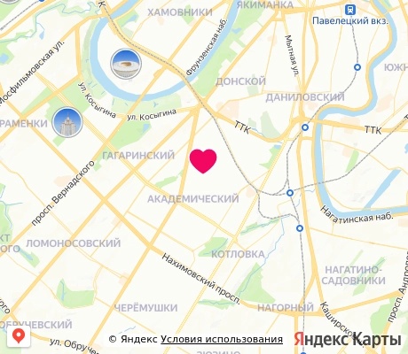 На карте