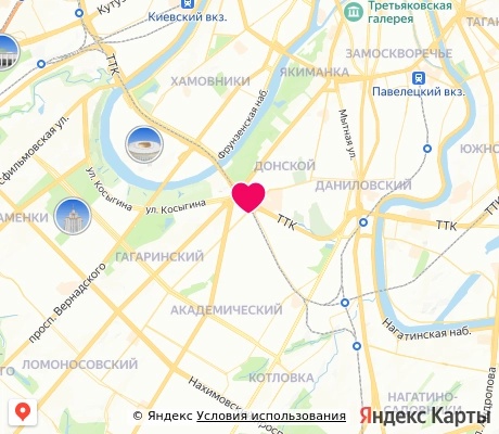 На карте