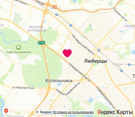 На карте
