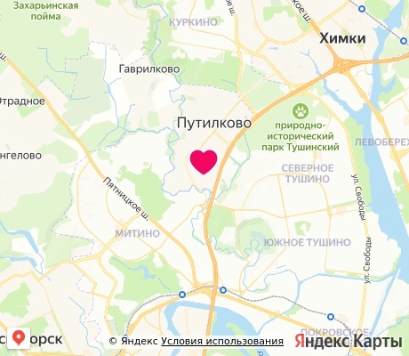 На карте