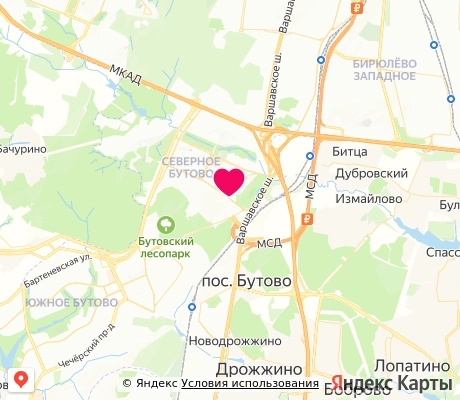 На карте