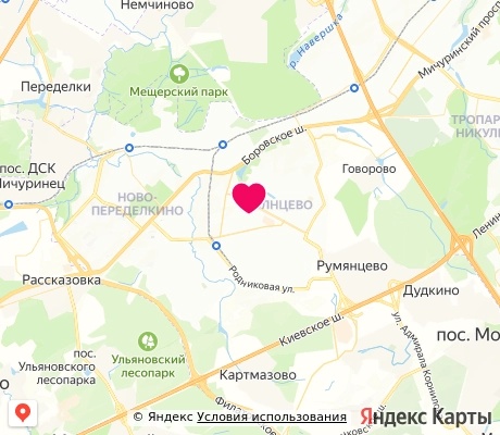 На карте