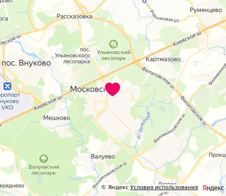На карте