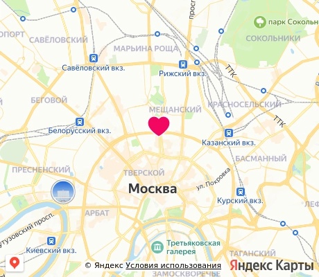 На карте