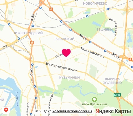 На карте