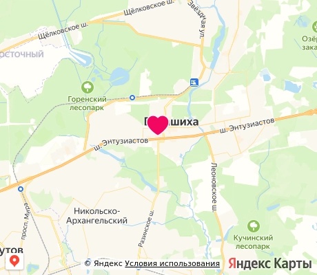 На карте