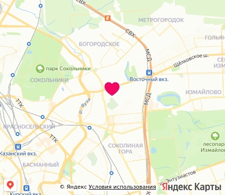 На карте
