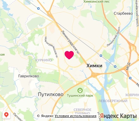 На карте